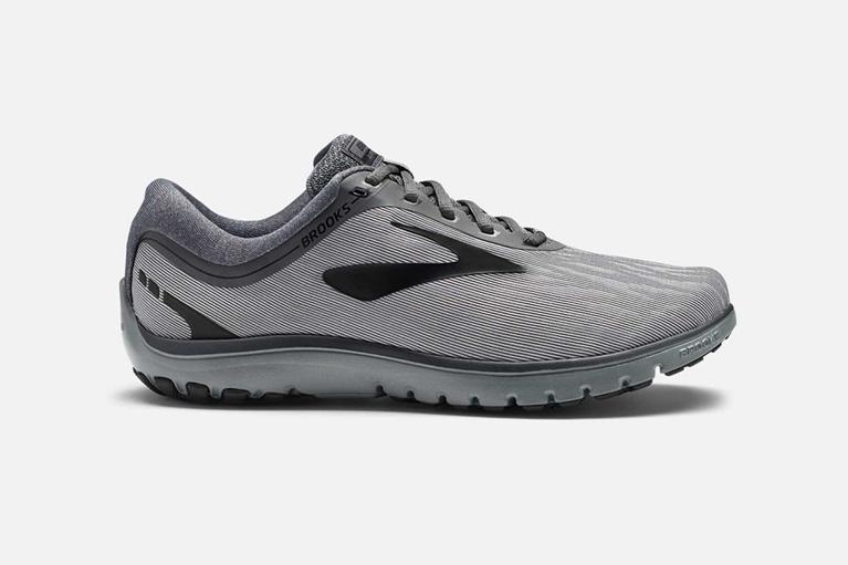 Brooks Mens Pureflow 7 Road Running Shoes - Grey (853901-VJP)